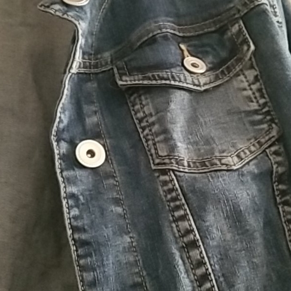 Lane Bryant short jean jacket - Picture 4 of 5